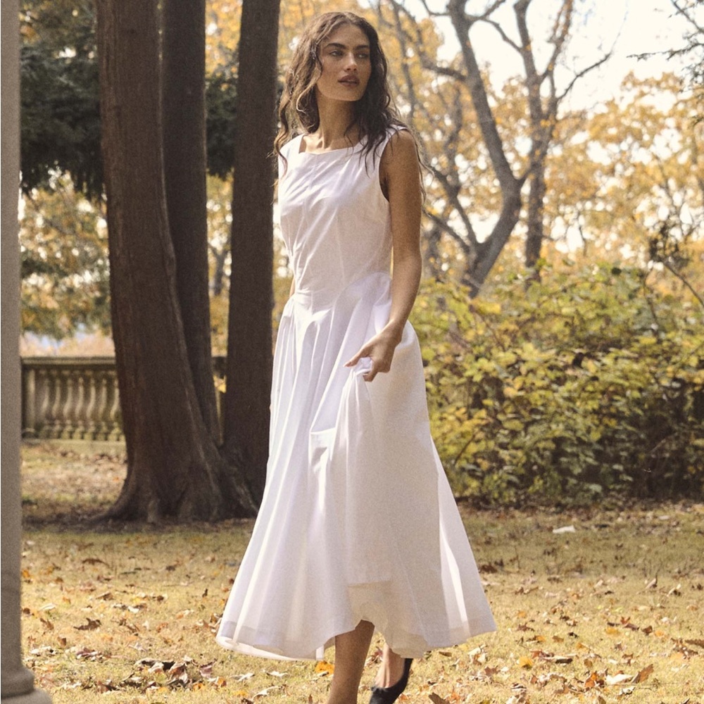 NWT Doen Rivière Dress Salt - Picture 2 of 11